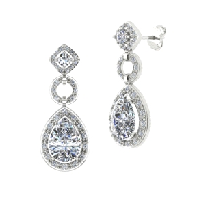 1PEB1345     PENDIENTES ORO BLANCO