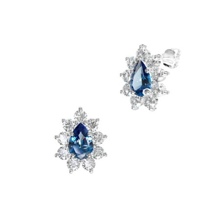 1PEB1367     PENDIENTES ORO BLANCO