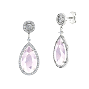 1PPL266      PEND.PLATA RODIADA PIEDRA N