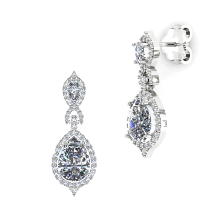 1PPL321      PENDIENTES PLATA RODIADA