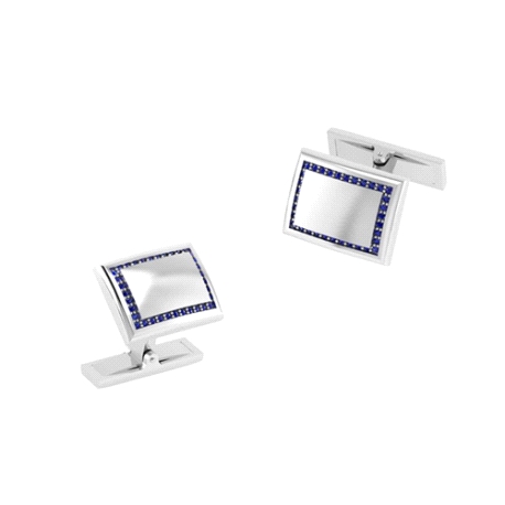 GEMELOS PLATA RODIADA ENGASTADOS COLOR