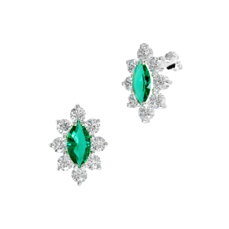1PEB1372     PENDIENTES ORO BLANCO