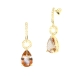 PENDIENTES ORO PIEDRA FINA