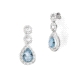 PENDIENTES PLATA RODIADA