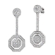 PENDIENTES PLATA RODIADA