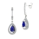 PENDIENTES ORO BLANCO
