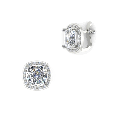 1PEB1335     PENDIENTES ORO BLANCO