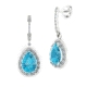 1PEB1344     PENDIENTES ORO BLANCO