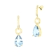 PENDIENTES ORO PIEDRA FINA