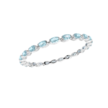 4PUP26       PULSERA PLATA RODIADA