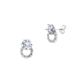 1PEB1319     PENDIENTES ORO BLANCO