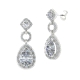 1PEB1345     PENDIENTES ORO BLANCO