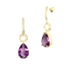 PENDIENTES ORO PIEDRA FINA