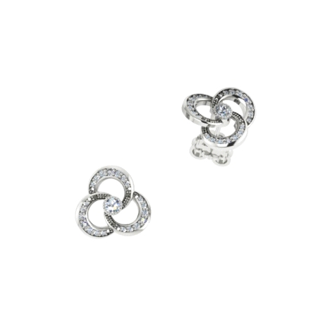 1PPL287      PENDIENTES PLATA RODIADA