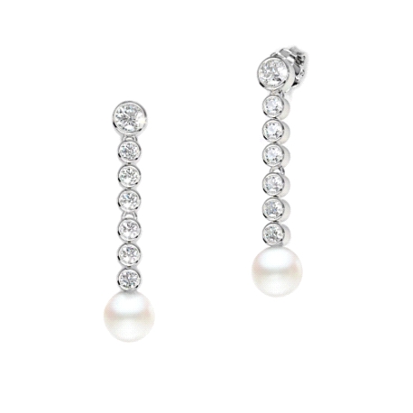 PENDIENTES PLATA RODIADA